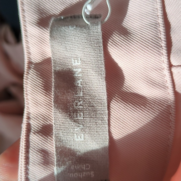 EVERLANE The Japanese GoWeave Short-Sleeve Wrap Dress in Rose NEW Size 00 - Picture 8 of 8